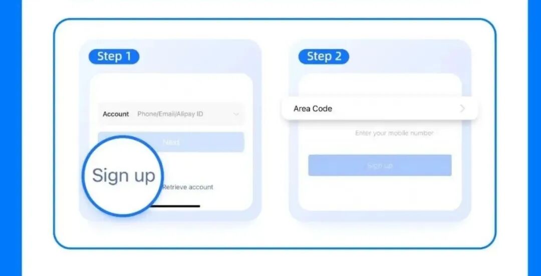 Alipay add card entry