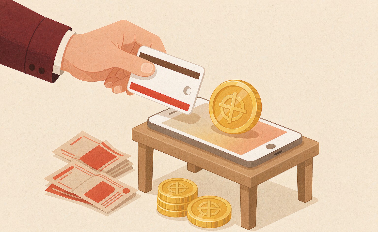 Linking a foreign bank card to top up an e-CNY wallet